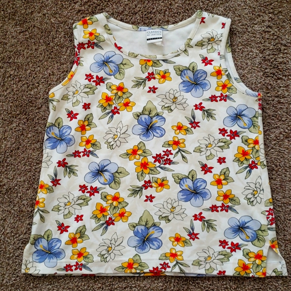 Vintage Floral Tank top boho